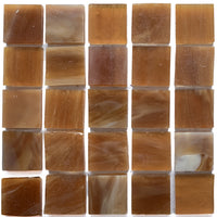 Mozaic din sticlă Tiffany Glacier 20mm – caramel cu unt