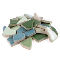 Puzzle-uri ceramice Flip XL – amestec verde