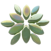 Petale Ottoman sidefate – verde deschis