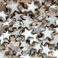 Charms steluțe – alb