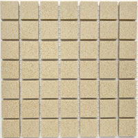Winckelmans Jaune 202 Mouchetés – plăcuțe de mozaic mate de 20x20 mm pe plasă