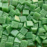 Mosaico in vetro 10 mm Verde foglia