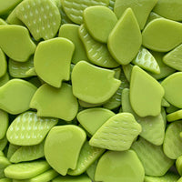 Mozaic din sticlă – Petale din sticlă – verde nou - mosaicshop