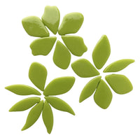 Mozaic din sticlă – Petale din sticlă – verde nou - mosaicshop