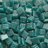 Mozaic din sticlă 10mm – albastru din adâncul mării - mosaicshop