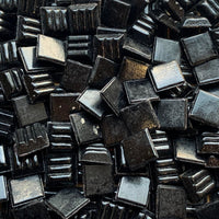 Mozaic din sticlă 10mm – negru - mosaicshop