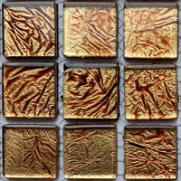 Mozaic din sticlă cu oglindă 20mm – bronz - mosaicshop