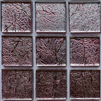 Mozaic din sticlă cu oglindă 20mm – granat - mosaicshop