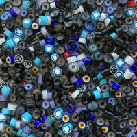 Mozaic din sticlă – Millefiori – amestec de ochi de animale - mosaicshop