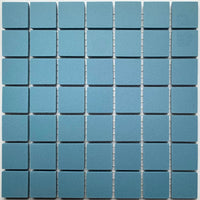 Winckelmans Bleu Foncé – plăcuțe de mozaic mate de 20x20 mm pe plasă