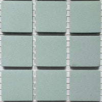 Winckelmans Bleu Pale – plăcuțe de mozaic mate de 20x20 mm pe plasă