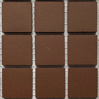 Winckelmans Brun – plăcuțe de mozaic mate de 20x20 mm pe plasă
