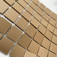 Winckelmans Café – plăcuțe de mozaic mate de 20x20 mm pe plasă