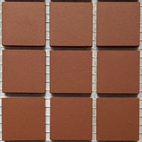 Winckelmans Rouge – plăcuțe de mozaic mate de 20x20 mm pe plasă