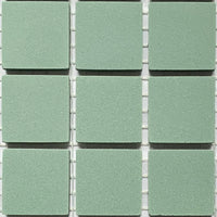Winckelmans Vert – plăcuțe de mozaic mate de 20x20 mm pe plasă