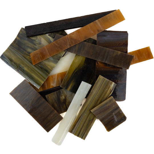 Cioburi de sticlă XL – chihlimbar