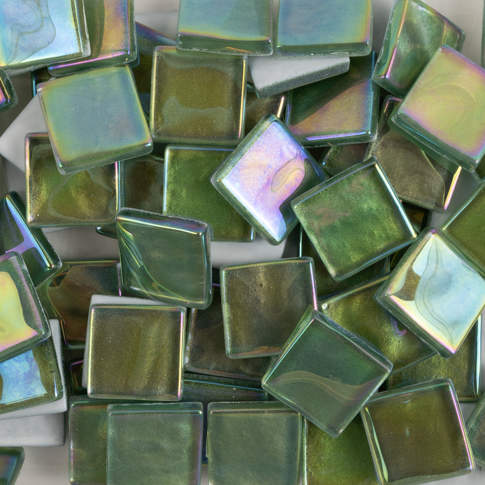 Crystal ondulat irizat 20mm – busuioc