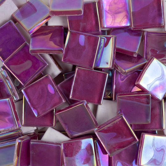 Crystal ondulat irizat 20mm – fucsia
