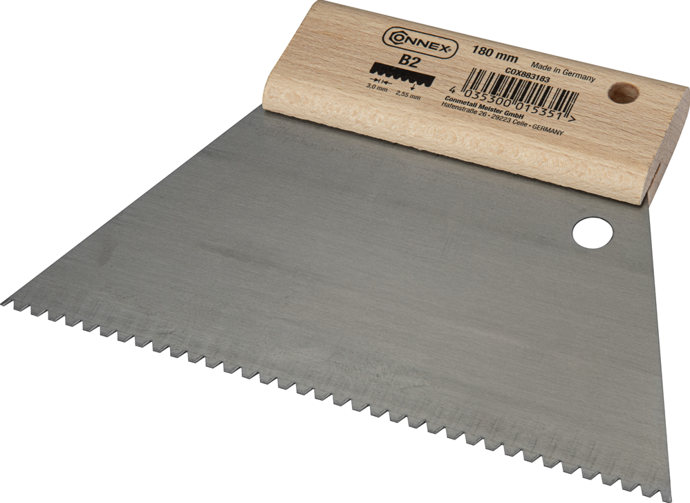Gletieră dințată Connex 180 mm – B2