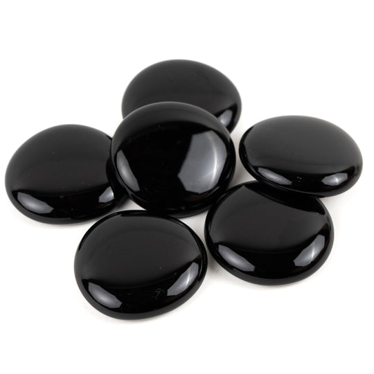 Picături din sticlă XL 30-36mm – negru