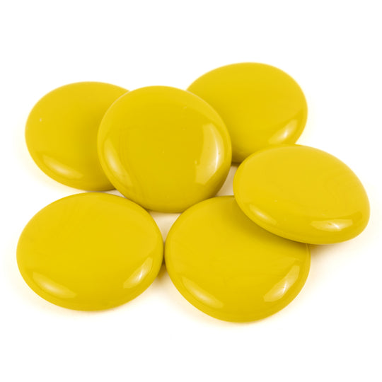 Picături din sticlă XL 30-36mm – galben