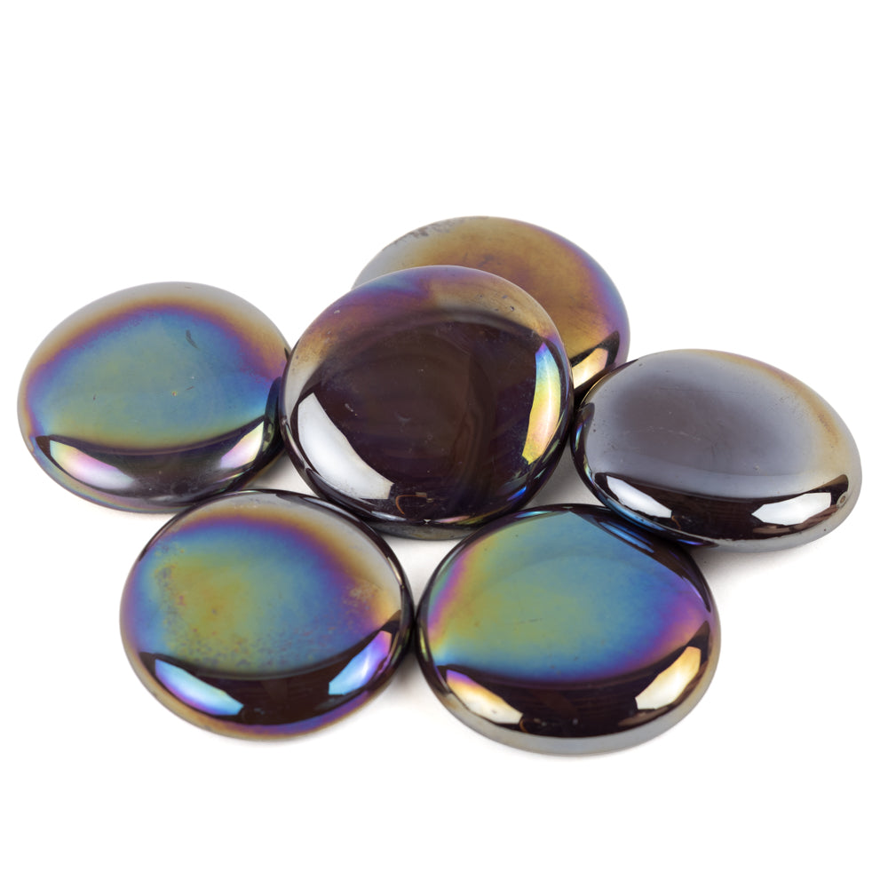 Picături din sticlă XL 30-36mm – violet opalin