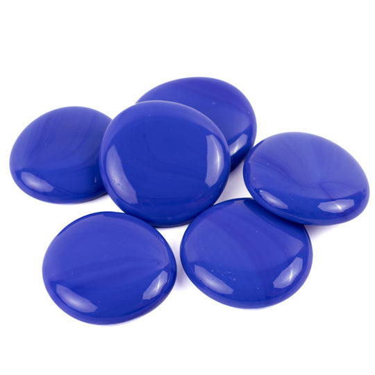 Picături din sticlă XL 30-36mm – albastru