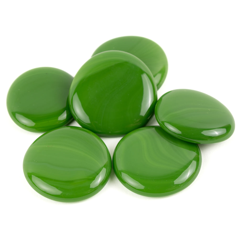 Picături din sticlă XL 30-36mm – verde
