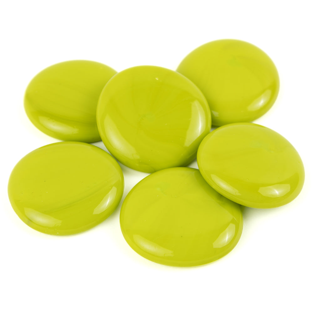 Picături din sticlă XL 30-36mm – kiwi