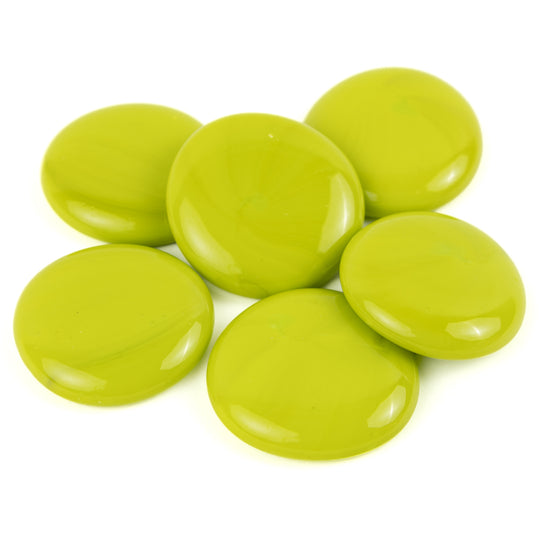 Picături din sticlă XL 30-36mm – kiwi