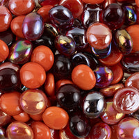 Gocce di vetro 16-20mm Mix Rosso