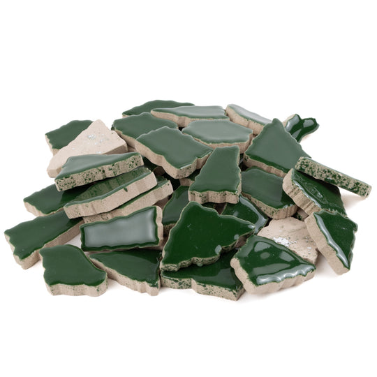 Puzzle-uri ceramice Flip XL – verde mușchi