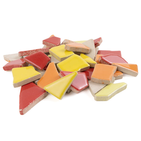 Puzzle-uri ceramice Flip XL – amestec roșu