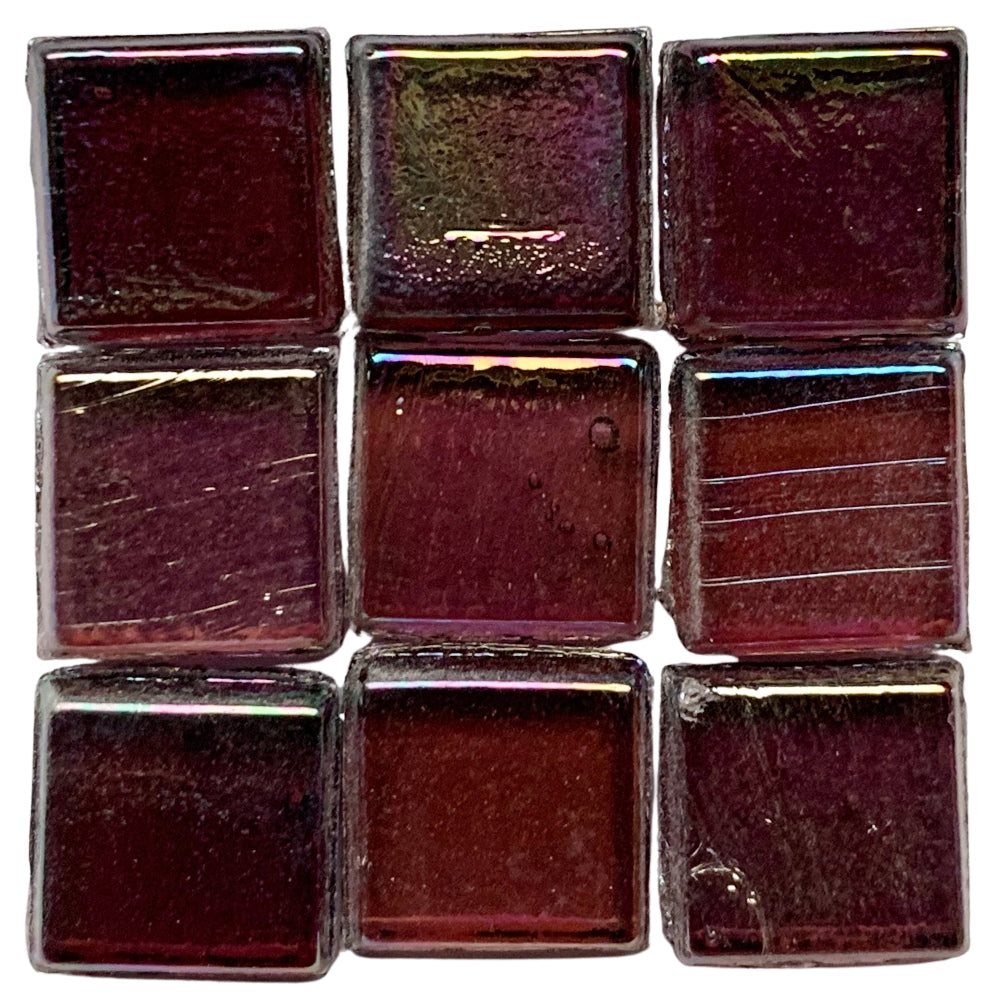 Mozaic din sticlă transparent 10mm – purpurit