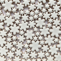 Charms flori – alb