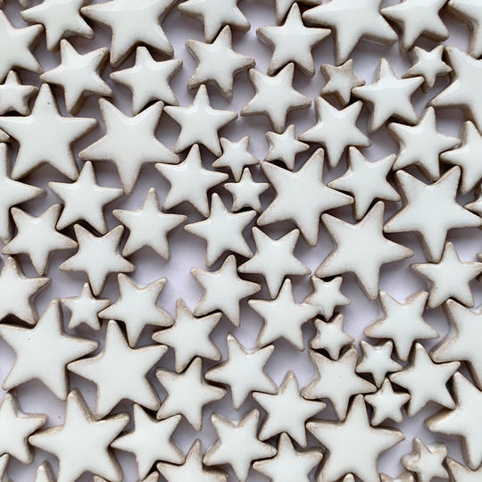 Charms steluțe – alb