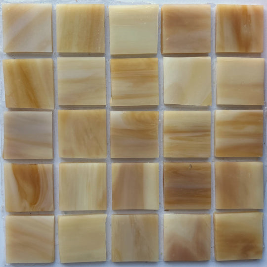 Mozaic din sticlă Tiffany Glacier 20mm – caramel