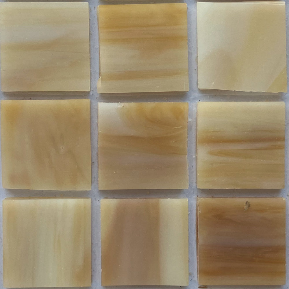 Mozaic din sticlă Tiffany Glacier 20mm – caramel