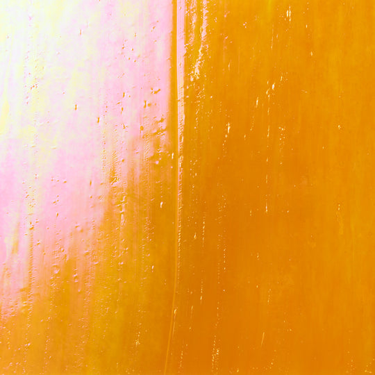 Lastra di vetro Arancione Iridescente