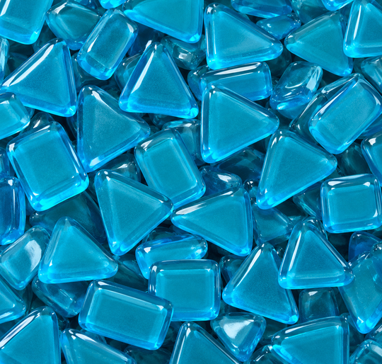 Puzzle di vetro – Azzurro