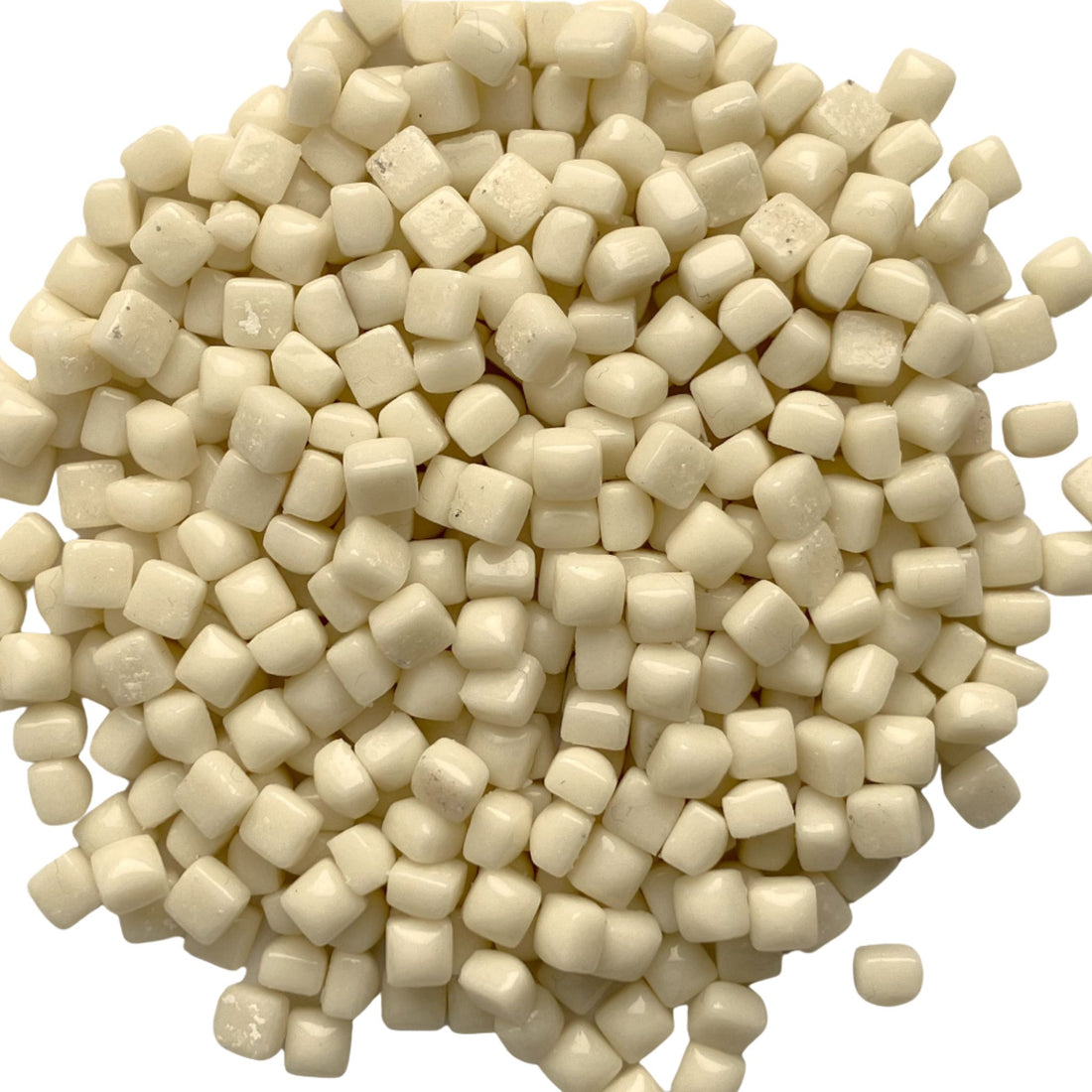 Micro Mosaico di Vetro 4,8mm Crema