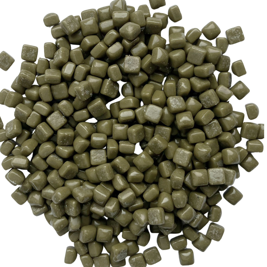 Micro mozaic din sticlă 4,8mm – măslină