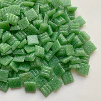 Mosaico in vetro 10 mm Verde foglia