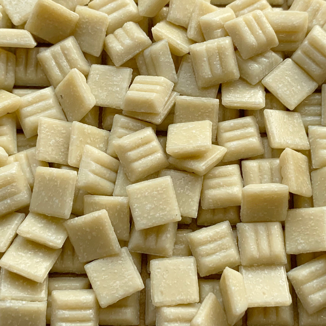 Skleněná mozaika 10 mm Krémová