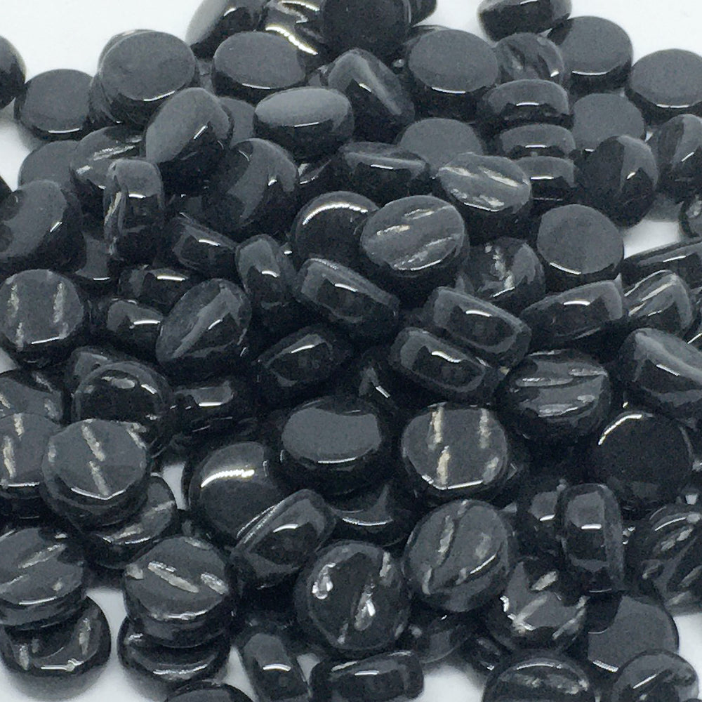 Mini discuri 8mm – negru opalin