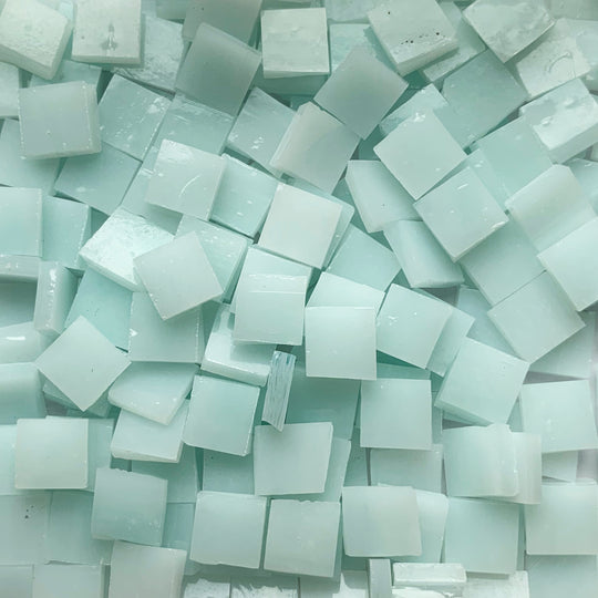 Mozaic din sticlă Tiffany Glacier 10mm – albastru de gheață