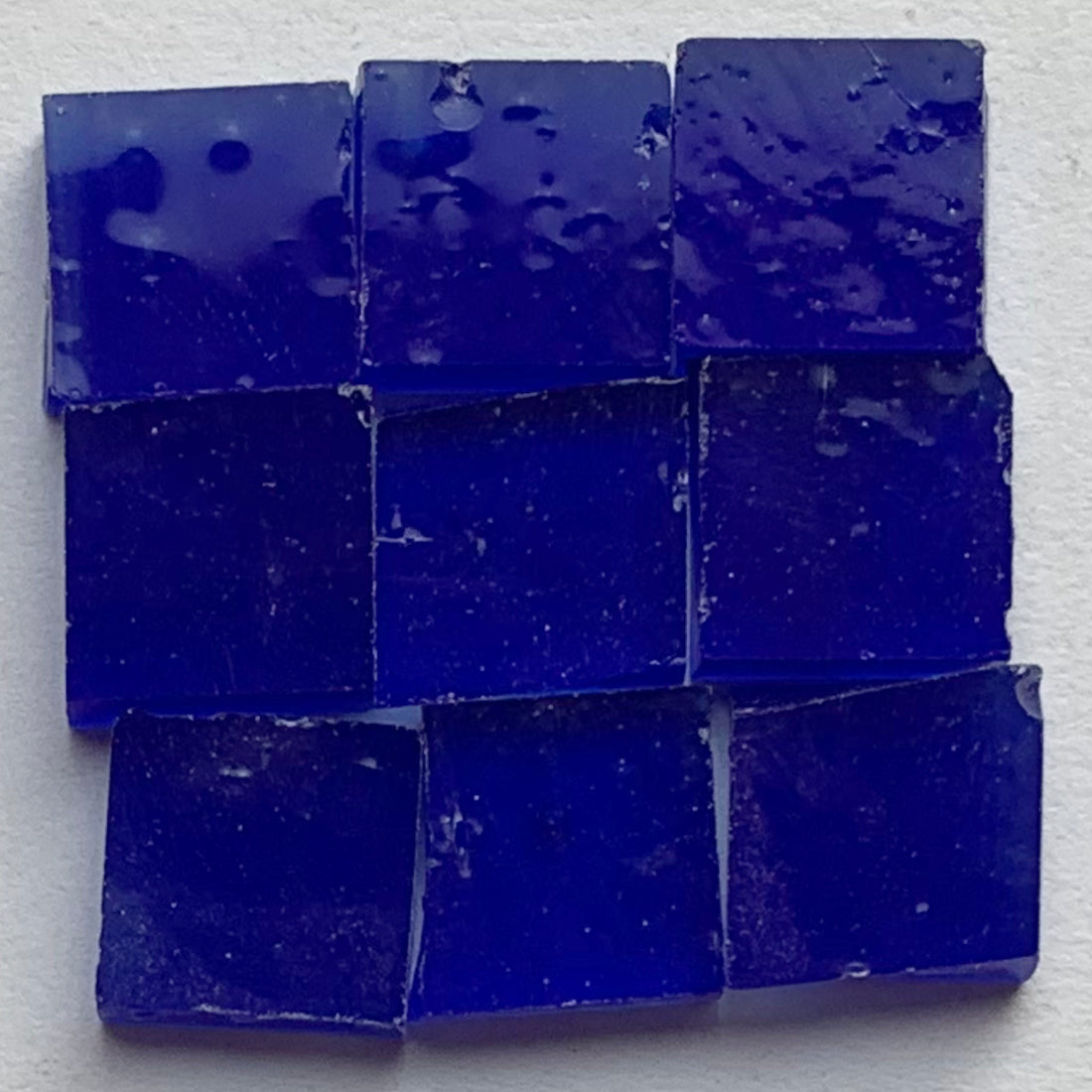Detaliu Tiffany Glacier cobalt cu nouă piese din sticlă