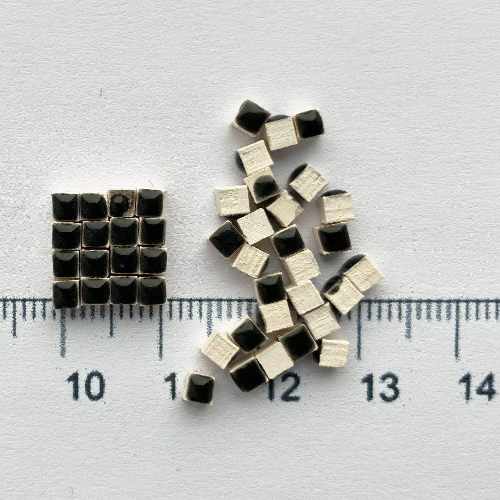 Nano mozaic ceramic 3mm – negru
