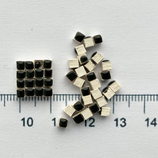 Nano mozaic ceramic 3mm – negru