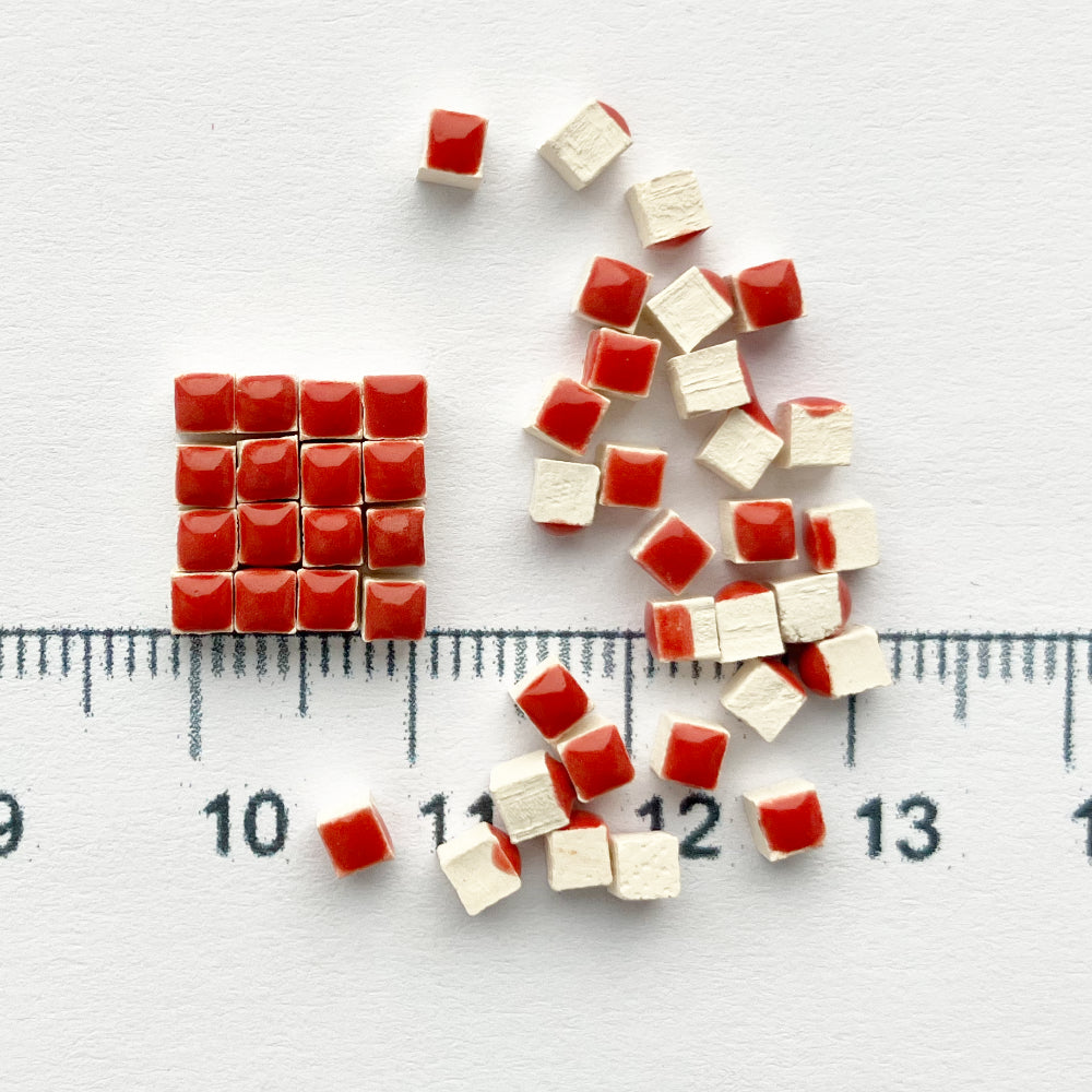 Nano mozaic ceramic 3mm – roșu tomată